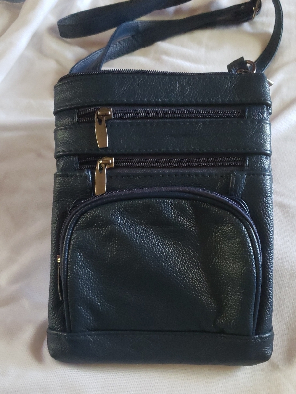 Dark BLUE Crossbody Bag.